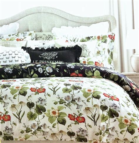 botanical bed sheets|vintage botanical bedding.